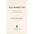 thumbnail image 1 of Pre-Owned Rule Number Two: Lessons I Learned in a Combat Hospital (Paperback) 0316067911 9780316067911, 1 of 1