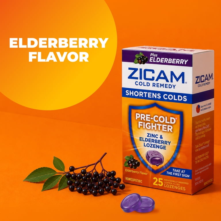 Zicam Cold Remedy Lozenges, Elderberry, 25 Count photo 7
