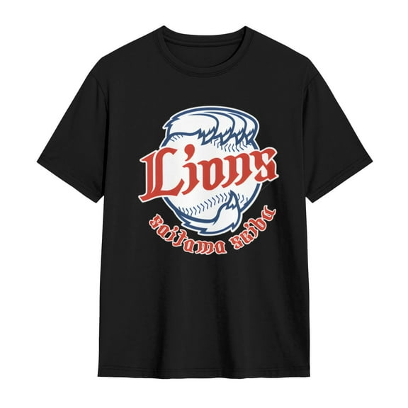 Saitama Seibu Lions T-Shirt Casual Tee Shirts For Men
