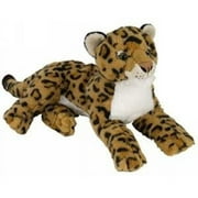 laying leopard stuffed animal - 12" by wild republic
