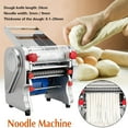 thumbnail image 4 of Shanna 550W Electric Pasta Maker Noodles Machine Home Restaurant Dumpling Skin Roller Knife Width 240mm, 3mm/9mm Noodle Cutter, 4 of 9