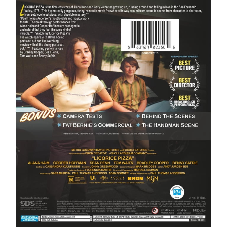MGM - Licorice Pizza [BLU-RAY] - Walmart.com