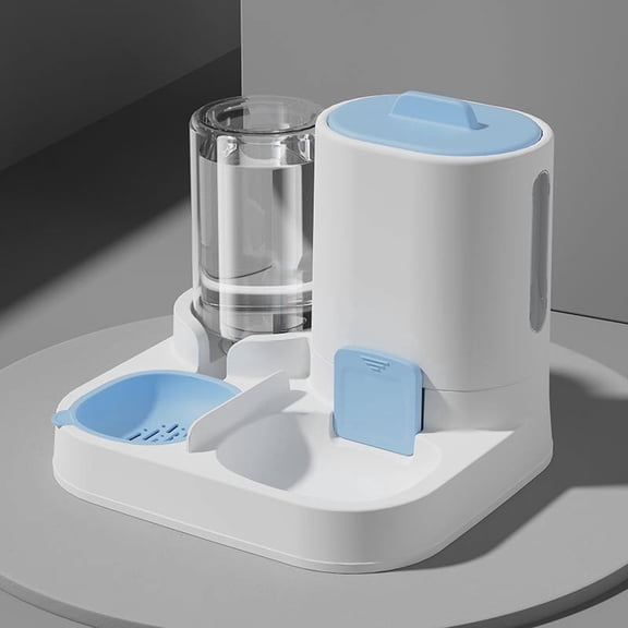 Cat feeding water feeder dog bowl cat bowl smooth food and water supply two-in-one water dispenser cat bowl pet supplies