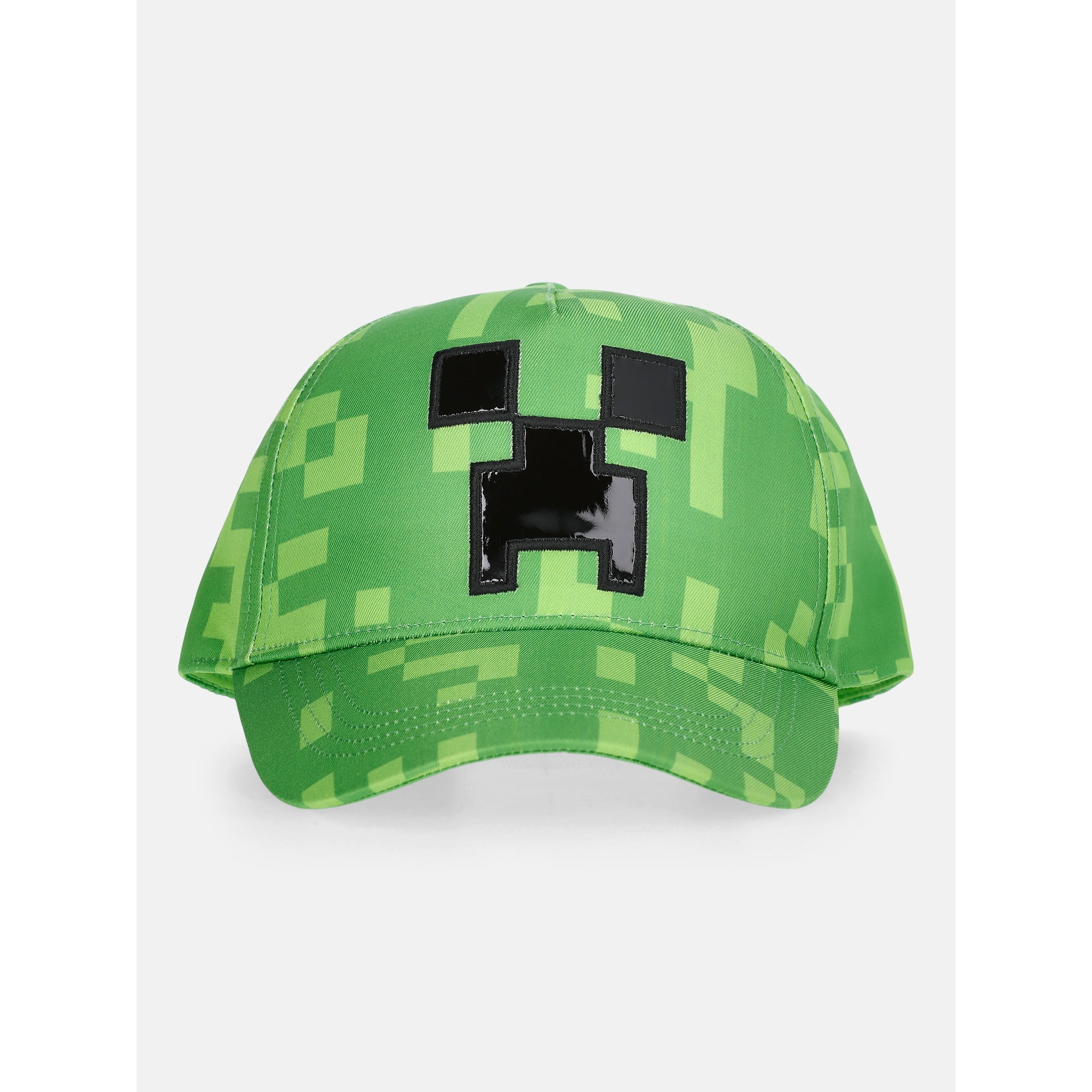 Minecraft Creeper Boys' Baseball Hat, Green