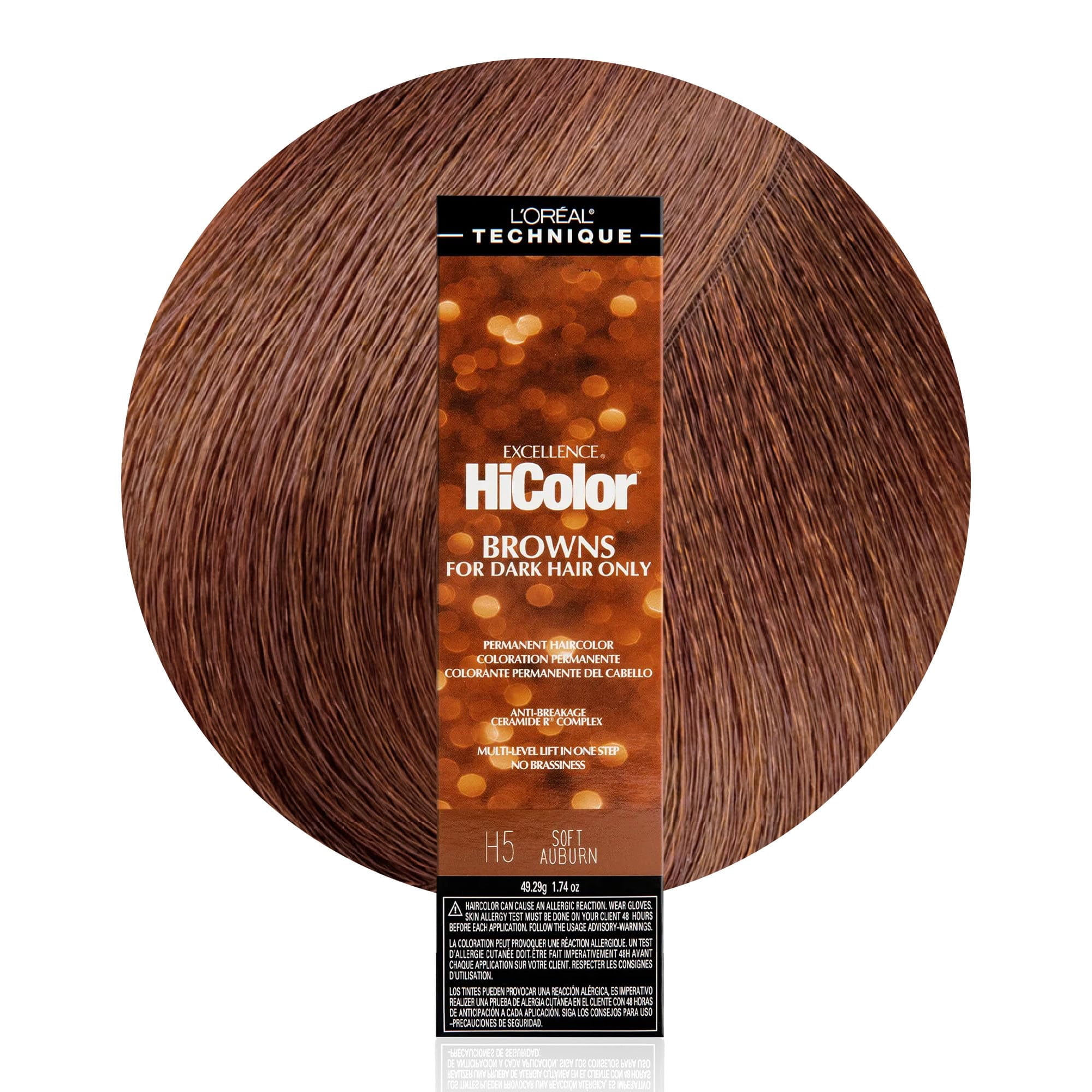 L'Oreal Excellence HiColor H6 Light Auburn 1.74 oz, Pack of 1, 2