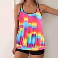 thumbnail image 1 of Haivin Women's Printed Tankini Swimsuit, Halter Neck with Wide Straps, for Beach, Pool, and Vacation, 1 of 5