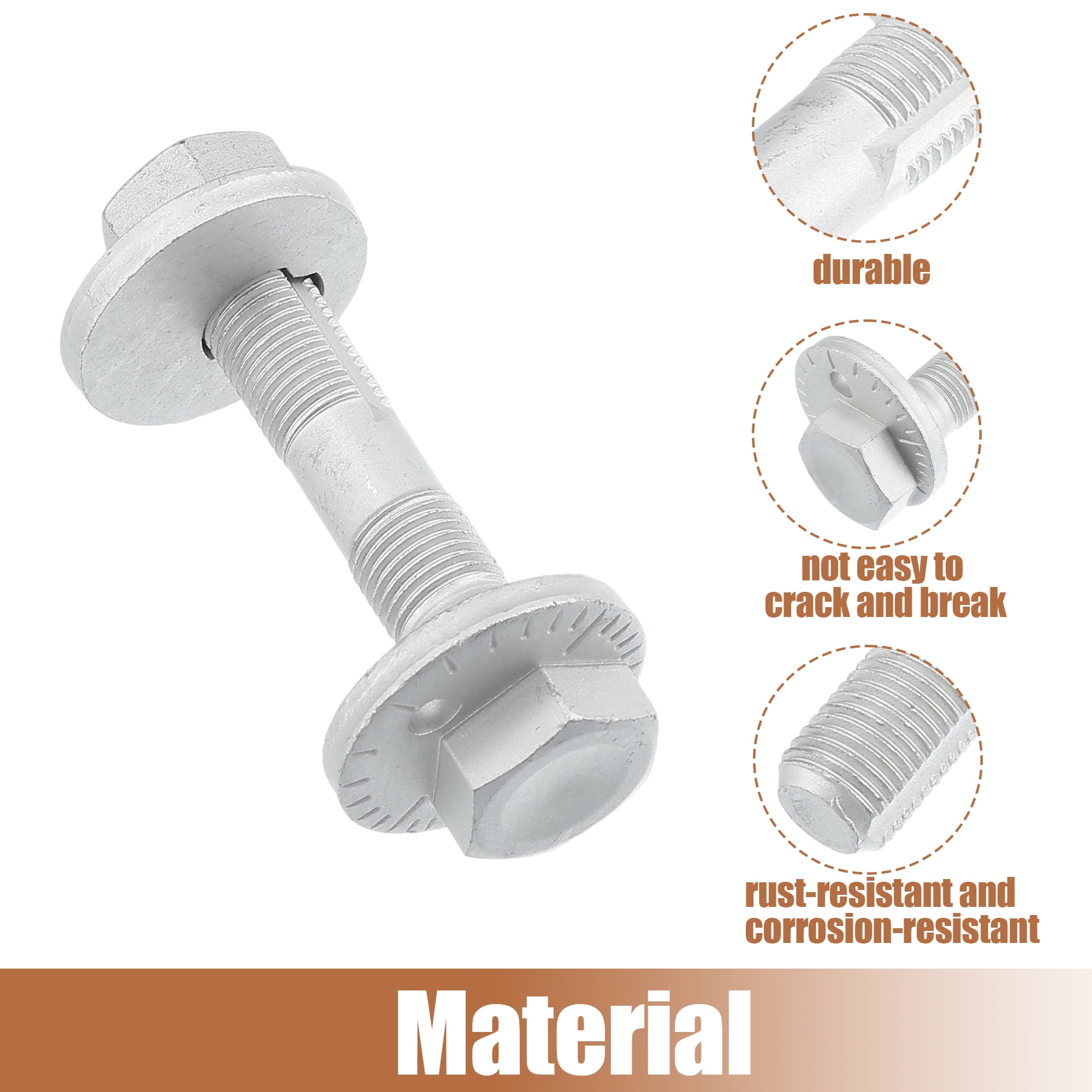Unique Bargains Eccentric Alignment Camber Bolt for Toyota RAV4 2010-2018