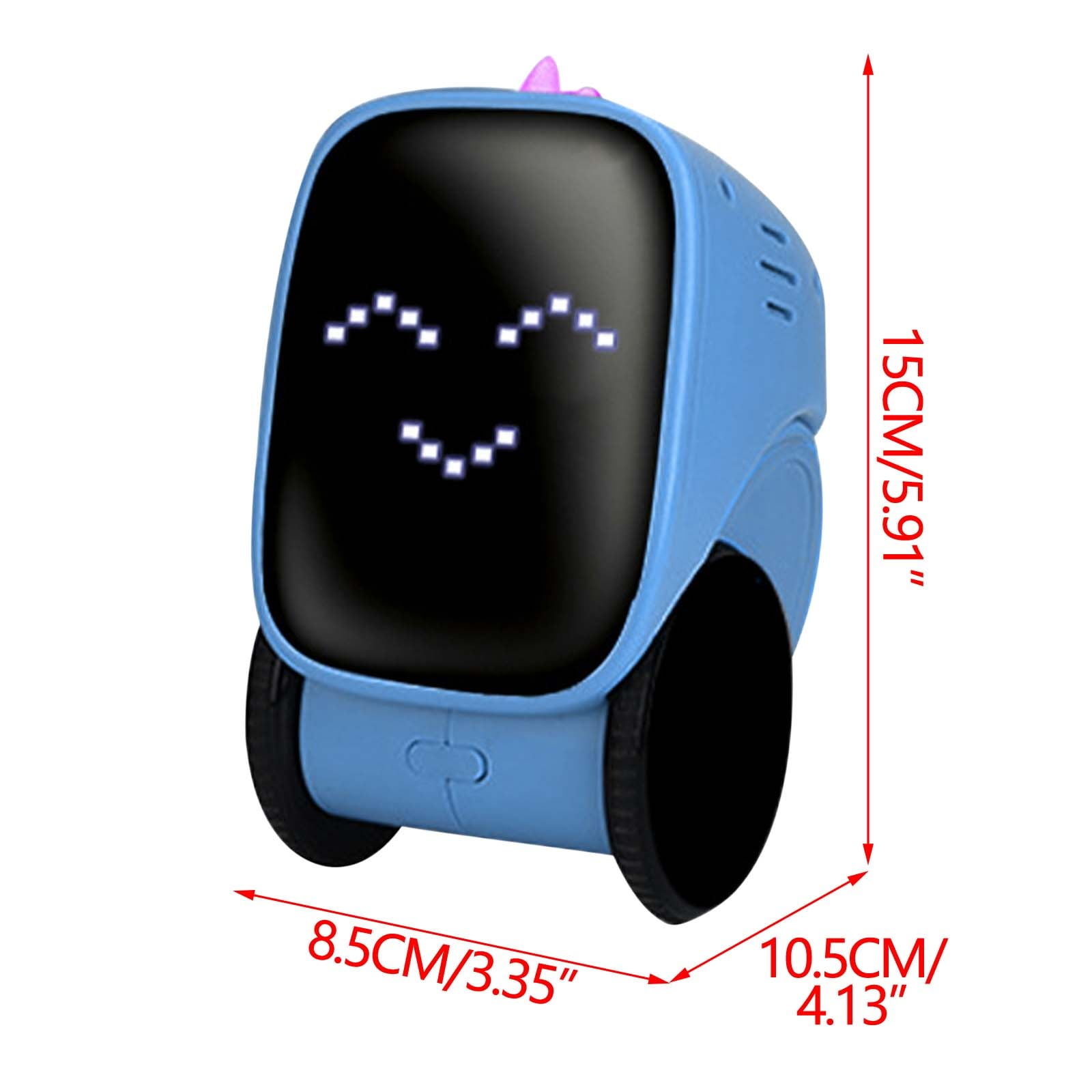 Interactive Voice Control Robot - Programmable STEM Toy with Induction Sensor for 5-8 Years and 8-12 Years, Educational Companion with Recording Function, Size 4.13x3.35x5.91 Inch