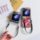 thumbnail image 4 of for Samsung Galaxy Z Flip 6 5G 2024 Case with Crossbody Wrist Strap Lanyard, Luxury PC Shockproof ZFlip6 Cover for Women Girl, 4 of 4