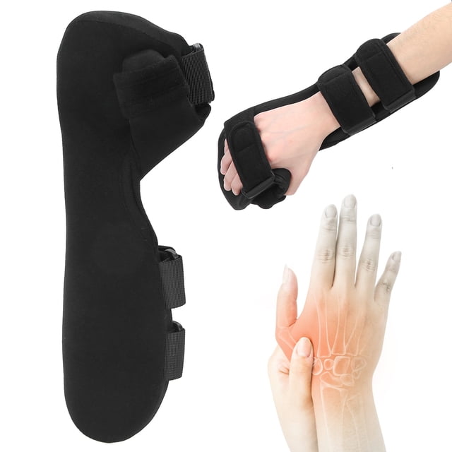 Attelle de Poignet, Crochet d'Orthèse de Soutien du Poignet et Sangle de Fixation Réglable Respirante pour les Sports Protégeant pour les Hommes et les Femmes pour la Main et le Poignet