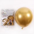 thumbnail image 2 of Globos metálicos de látex de alta calidad para niños, decoración de fiesta de boda, color dorado, plateado, fruta verde, 5/10/12 pulgadas, 2 of 4