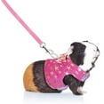 thumbnail image 5 of Ludlz Guinea Pig Harness and Leash - Soft Mesh Small Pet Harness with Safe Bell, No Pull Comfort Padded Vest for Guinea Pigs, Ferret, Chinchilla and Similar Small Animals, 5 of 7