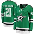 thumbnail image 1 of Women's Fanatics Branded Jason Robertson Kelly Green Dallas Stars 2017/18 Home Breakaway Jersey, 1 of 3