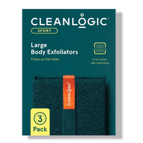Exfoliante corporal Cleanlogic Sport, paquete de 3