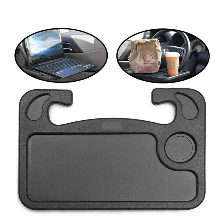 2 in 1 Car Steering Wheel Table Tray For iPad Laptop Dining Food Writing  Holder