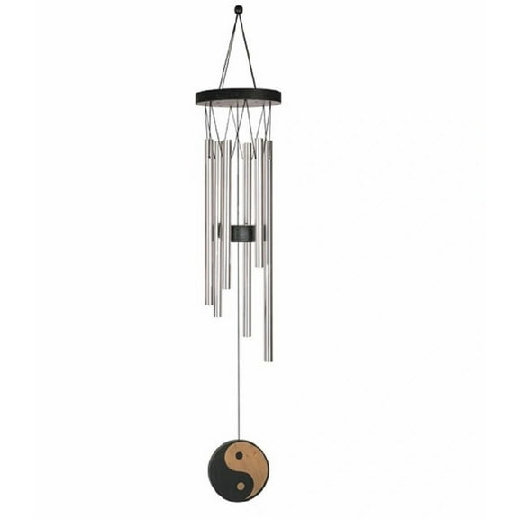 FC Design 28" Long Ying Yang Oriental Wind Chime Garden Patio Decoration