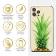 thumbnail image 4 of Case Yard iPhone-12-Pro-Max Case Clear Soft & Flexible TPU Ultra Low Profile Slim Fit Thin Shockproof Transparent Bumper Protective Cover Drop Protective Cell Phone Cases (Pineapple Head), 4 of 8