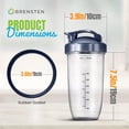 thumbnail image 2 of 32oz Replacement Cups (2-Pack) for NutriBullet Blender with 2 Flip-Top To-Go Lid and 2 Rubber Gaskets Seal Rings Compatible with NutriBullet 900W & 600W Series, 2 of 7