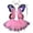 Pink, variant on Little Girls Skirts Fairy With Colorful Magical Performance Set With Hairband Wing And Magic Wand Kids Ballet Dance Dress Outfit Size 4-11T