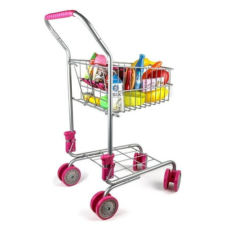 Precious Toys Kids & Toddler Pretend Play Shopping Cart with