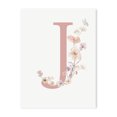 thumbnail image 3 of Póster de decoración de guardería con nombre personalizado y flores silvestres, cuadro en lienzo con flores rosas, arte de pared para dormitorio de niña, decoración del hogar, 3 of 5
