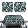thumbnail image 2 of Haiem Lilies Flowers Car Windshield Sun Shade (2 Pieces) Foldable Windshield Sun Shade Car Accessories for Truck SUV Pickup-Medium, 2 of 7