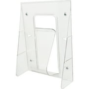 deflecto Stand Tall Literature Holder, 9 1/8w x 3 1/4d x 11 7/8h, Clear