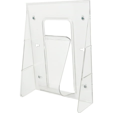deflecto Stand Tall Literature Holder, 9 1/8w x 3 1/4d x 11 7/8h, Clear