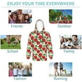 thumbnail image 5 of Lsque Rose Flowers Patten Youth Hoodie Sweatshirt Pullover with Kangaroo Pocket Boys and Girls Hoodie Warm Hoodie for Kids-Large, 5 of 6