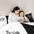 thumbnail image 5 of Feelyou Fashion Couple Crown Full Size Comforter Sets, Valentine's Day Bedding Sets, 3pcs, 5 of 8