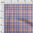 thumbnail image 1 of oneOone Polyester Lycra Pastel Pink Fabric Madras Check Craft Projects Decor Fabric Printed By The Yard 56 Inch Wide, 1 of 4