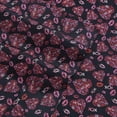 thumbnail image 4 of Betsey Johnson Lipstick Betsey Pink & Black Queen Sheet Set, Soft Easy-Care Bedding, Machine Washable, 4 of 7