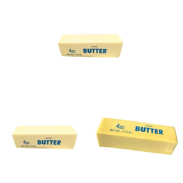 1/2/3/4PCS Butter Stick Slow Rising Toy, Slow Rising Sensory Relaxation Tool, Soft Realistic Butter Squeezeing, SlowRebound Stress Toys