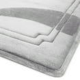 Better Homes & Gardens Thick & Plush Bath Rug, Light Grey, Charcoal