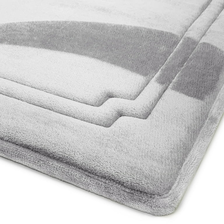 Extra Large Marrakesh Reversible Bath Mat - Silver - Dormify in 2023