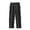 Black, variant on Male Casual Loose Solid Color Suit Pants Straight Ice Silk Thin Style Drape Suit Slit Casual Pants,Size 4XL