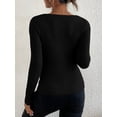 thumbnail image 3 of Sueter De Mujer Moda Canale Sweater Diseño A Relieve Abrigo LOLE  Sueter, 3 of 5