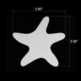 thumbnail image 2 of Uxcell 12 Packs Non Slip Stickers 3.86" Bath Shower Floor Starfish Style Decals White, 2 of 6
