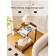 thumbnail image 2 of Mesa de centro pequeña para el hogar, estante de almacenamiento Simple para dormitorio, carrito de cabecera portátil, mesa auxiliar de sofá móvil en forma de C para sala de estar, 2 of 4