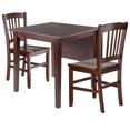 thumbnail image 1 of Winsome Perrone 3pc Drop Leaf Dining Table Set with Slat Back Chair, 1 of 9