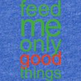 thumbnail image 2 of CafePress - Feed Me Good Things - Cute Infant Baby Football Bodysuit, 2 of 3