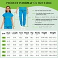 thumbnail image 6 of VIAOLI Scrubs Set for Women Nurse Uniform Jogger Set Stretch Top & Pants with Multi Pocket for Nurse Workwear, 6 of 6