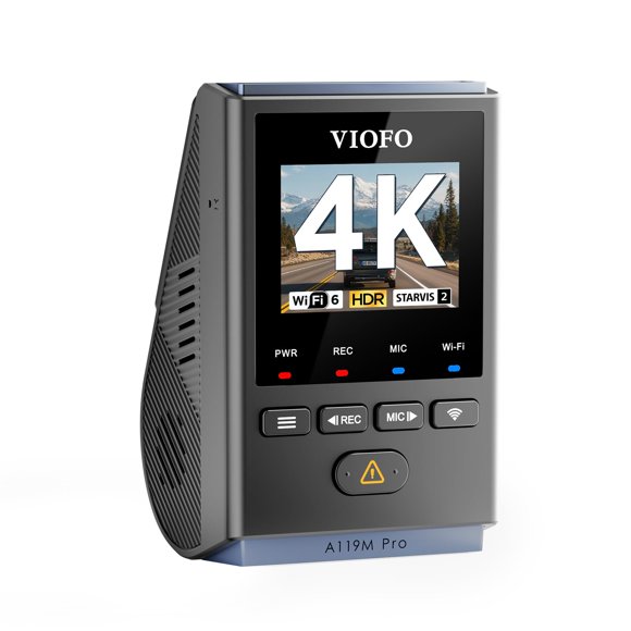 Cámara para auto VIOFO A119M Pro 4K HDR Wi‑Fi 6 GPS