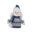 thumbnail image 2 of Muñeco de nieve navideño con sombrero, decoración para fiesta, juguete de escritorio coleccionable, novedad, Festival, adorno de Navidad suave, figura Estilo A, 2 of 8