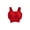 Red, variant on Longline Bralette for Women with Removable Pads, Fleece-Lined Winter Thermal Undershirt, Built-in Bra Camisole for Cold Weather