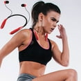 thumbnail image 1 of Auricular inalámbrico Bluetooth, Auriculares deportivos colgantes para correr, Rojo, 1 of 6
