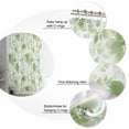 thumbnail image 5 of Extra Long Shower Curtain 72x84 Inch, Sage Green Flower Shower Curtain Waterproof Bathroom Decor Abstract Garden Botanical Leaves Fabric Bath Curtain Set Accessories with Hooks, 5 of 6