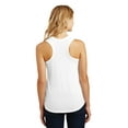 thumbnail image 2 of District Made Ladies Perfect Tri Racerback Tank-XL (White), 2 of 6