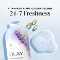 thumbnail image 6 of (4 pack) Olay Fresh Radiance Body Wash with Essence of Birch Water and Lavender, Vitamin B3 and Antioxidant Blend, 6 of 14