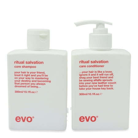 EVO Ritual Salvation Shampoo & Conditioner 10.14 Oz Combo Pack